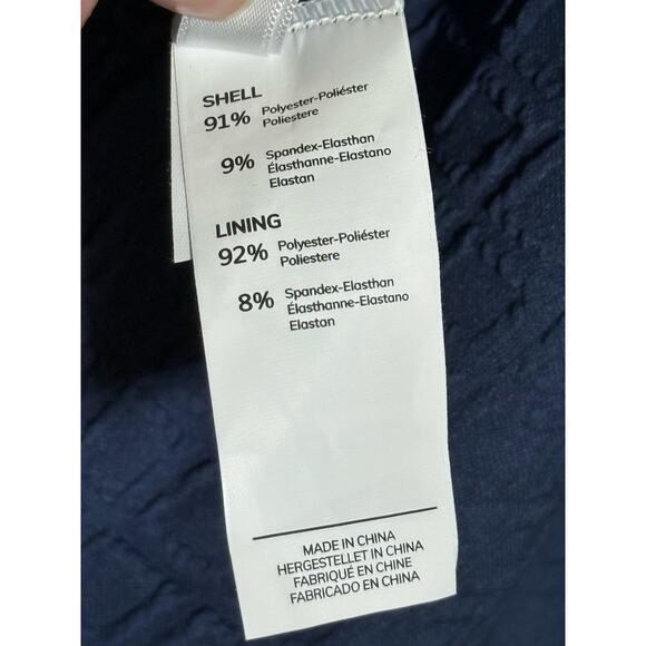 NEW Cupshe Size L Blue One Piece Scallop Trim Swimsuit - Picture 8 of 10